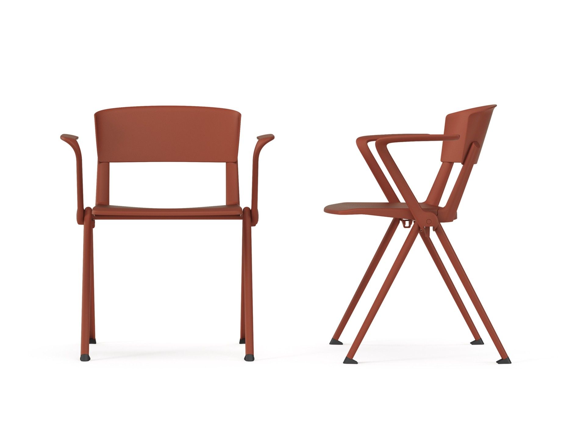 Стул для конференций из полипропилена с подлокотниками SITLOSOPHY® Yugen ARCH-00147976