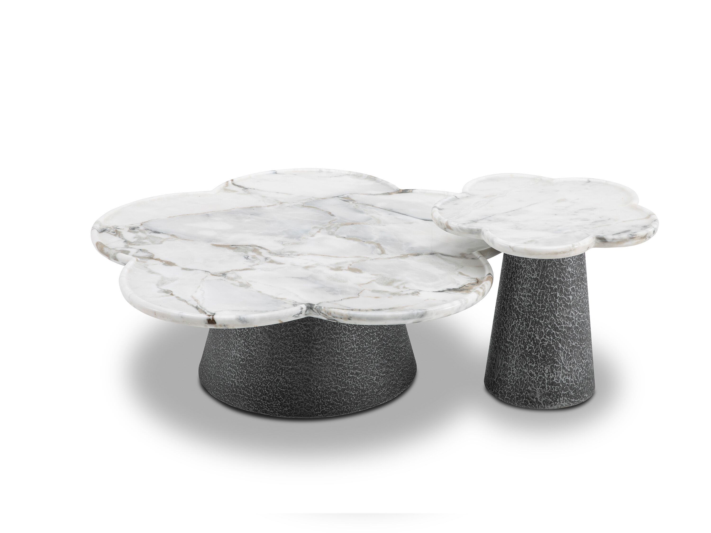 Журнальный столик из мрамора и нержавеющей стали с центральным основанием CAMPO DE' FIORI ASCT695B ARCH-00151008 - Вид №2