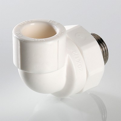 VTp.753.0.02504 Фитинг полипропиленовый – угольник с переходом на наружную резьбу Valtec 25 мм х 1/2"  - Вид №7