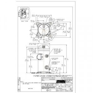 Danfoss MLZ — герметичные спиральные компрессоры MLZ048T4LC9A Компрессор спиральный 121L8651