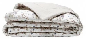 Alexandre Turpault Покрывало из набивного льна с цветочными мотивами Tiffany