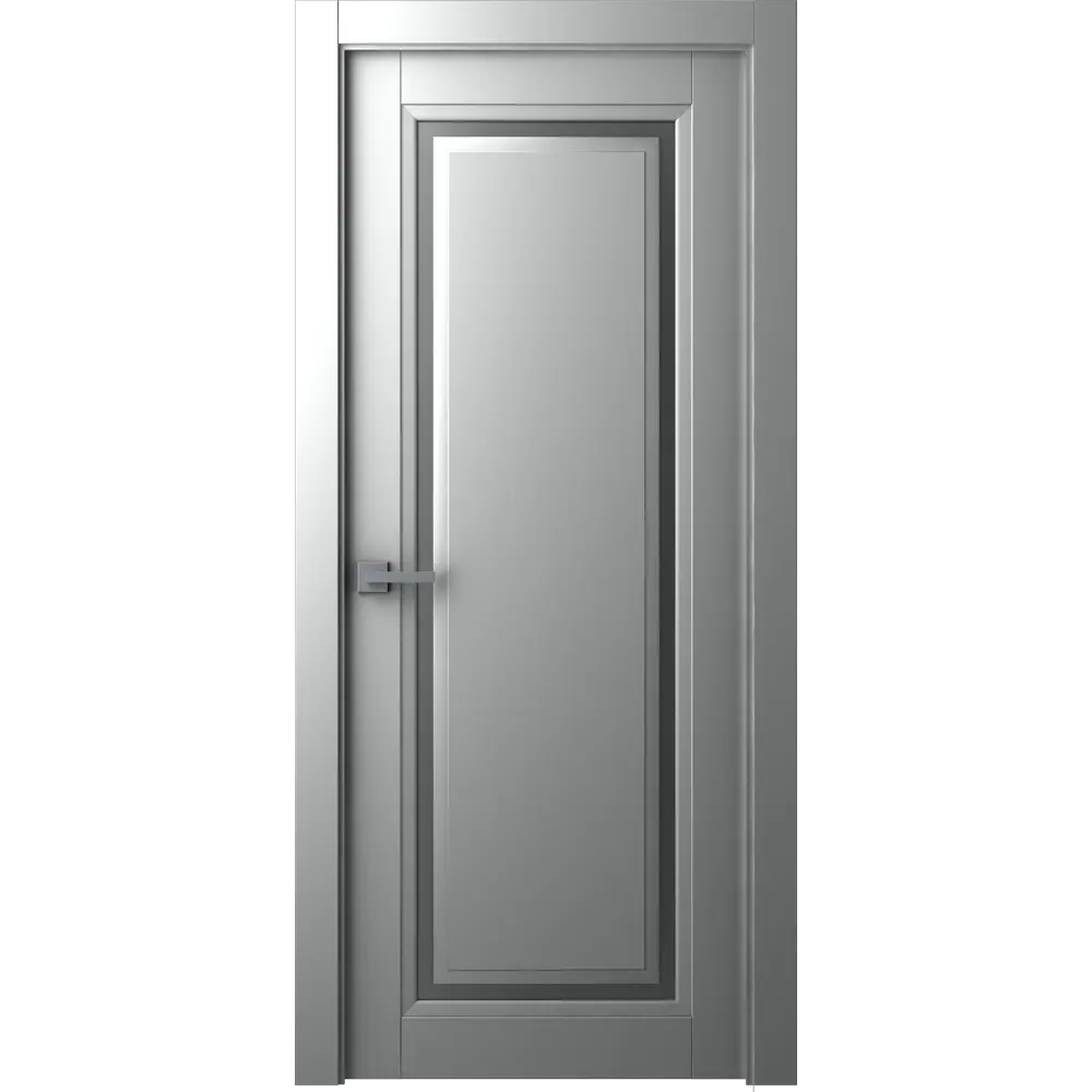 Дверь межкомнатная глухая Аурум 1 эмаль серый 2200x600 мм BELWOODDOORS STLM-2175628