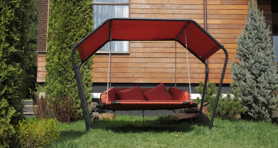 Подвесные Качели садовые гамак "Даймонд" BESTA FIESTA  132506 Оранжевый  - Вид №7