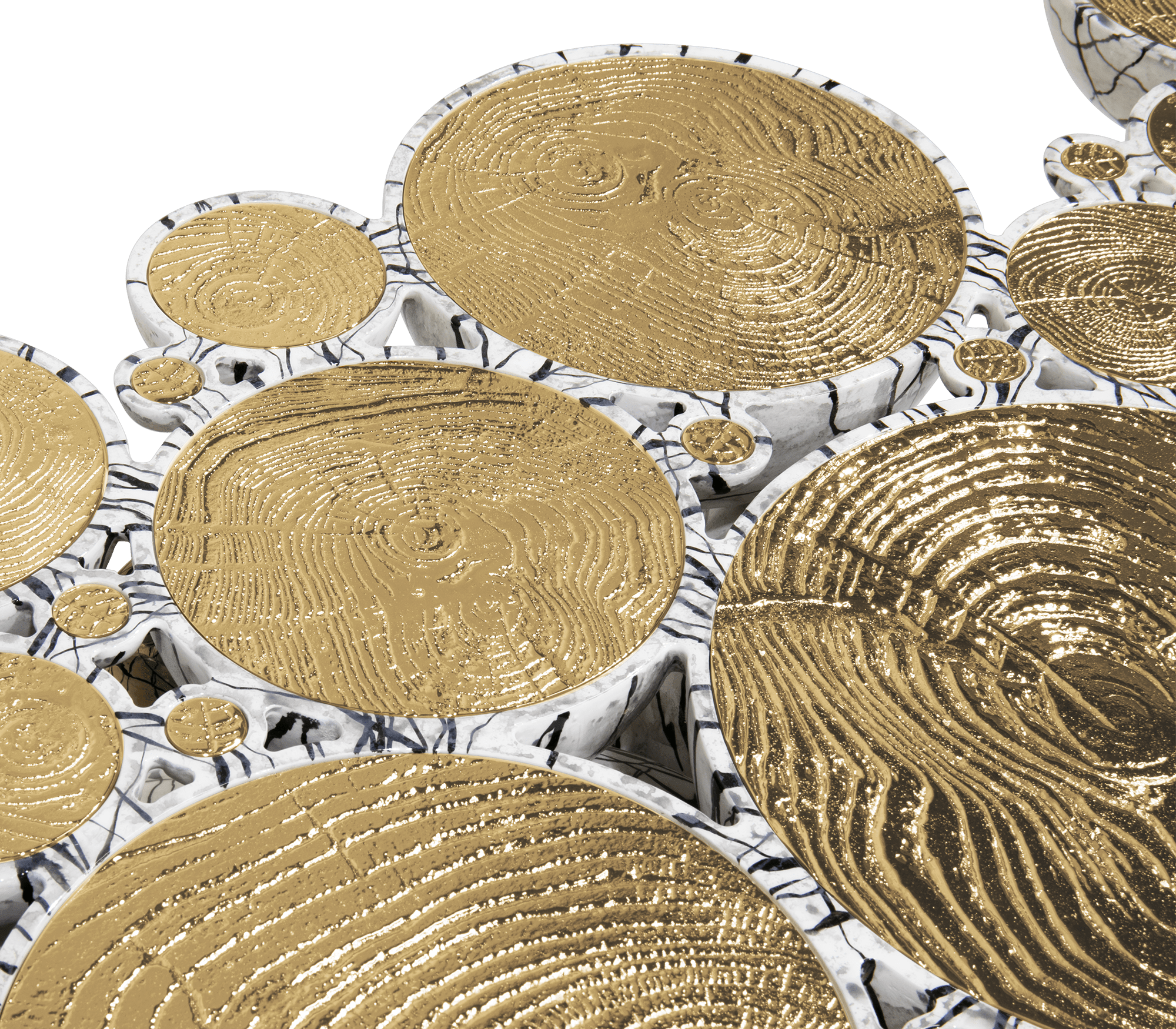 0-110 Консоль Newton из искусственного мрамора Boca Do Lobo  - Вид №4