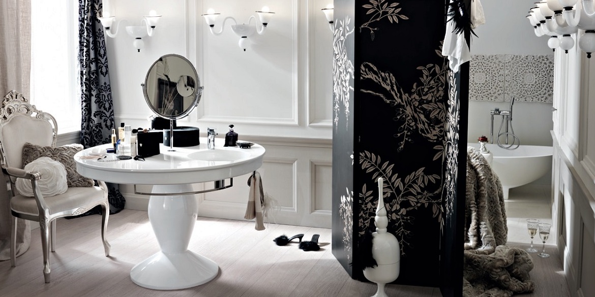 Комплект мебели YVAN цвет жемчужно белый Ypsilon VANITY FVBL - Вид №5