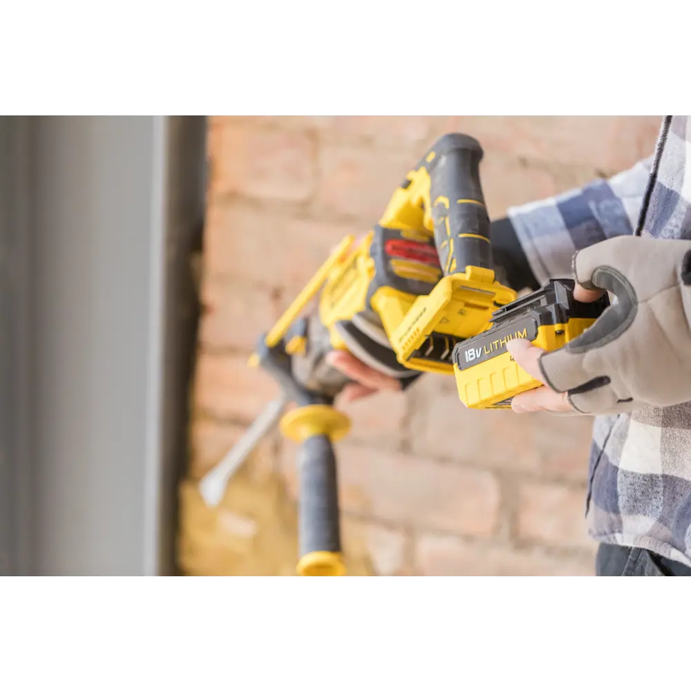 Перфоратор аккумуляторный Stanley Fatmax FMCD900B-XJ, 18 В Li-ion, без АКБ STLM-2063421 - Вид №7