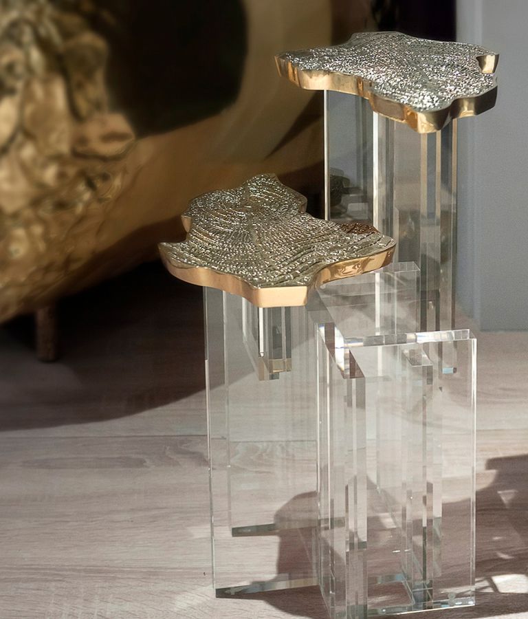 0-064 Приставной столик Monet gold  Boca Do Lobo  - Вид №20