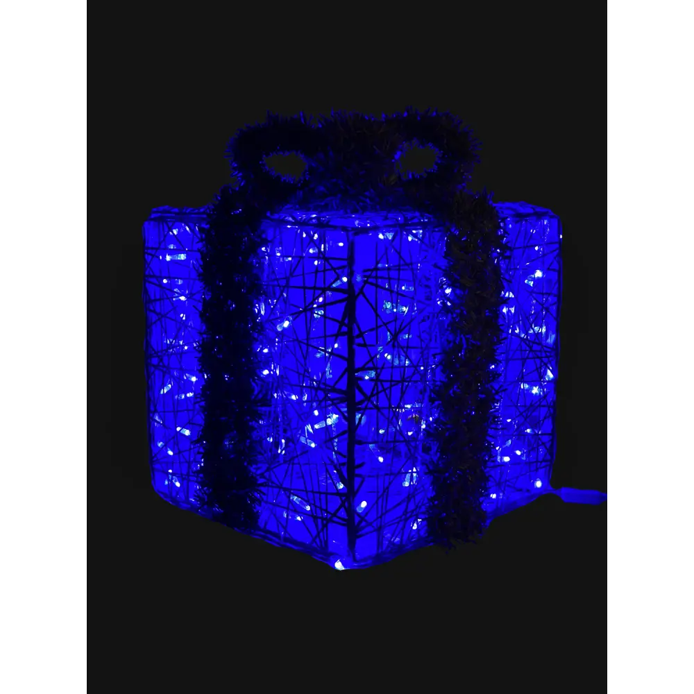 Электрическая светящиеся фигура Подарок 100 LED 40x40x40 см теплый белый свет 86164009 STLM-2037776 AJURIO  - Вид №5