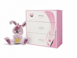 Комод ABC-KING Princess розовый