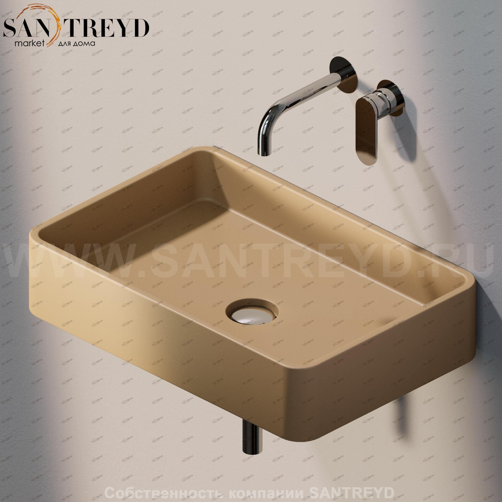 MWL609004 Подвесная раковина настенная прямоугольная Ceramica Flaminia Miniwash