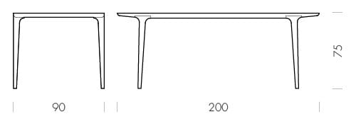 Прямоугольный стол из грецкого ореха Gazzda Фавн ARCH-00011323 - Вид №11