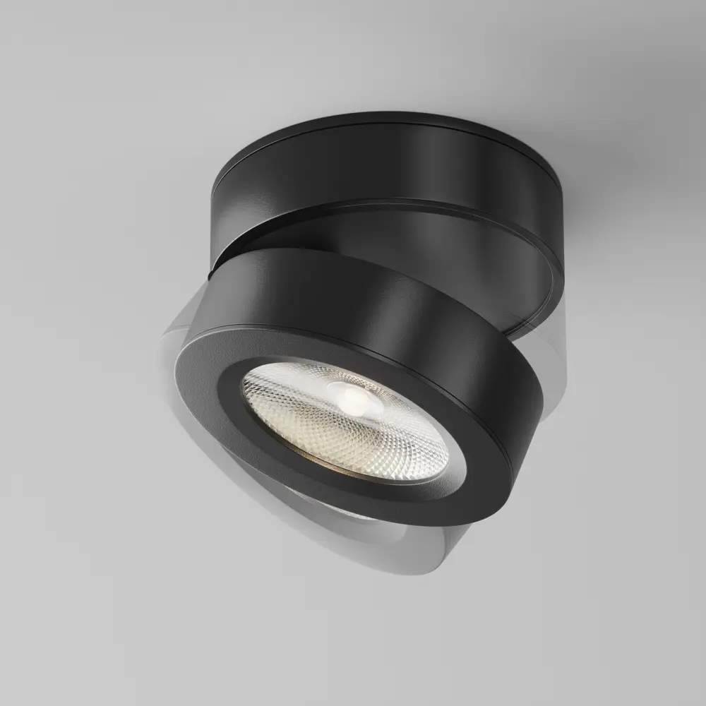 Светильник точечный светодиодный накладной Maytoni C022CL-7W4K-B-1 7 Вт нейтральный белый свет цвет черный 89411297 STLM-2068241  - Вид №5