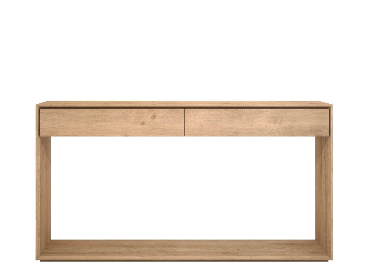 Консоль из массива дерева с ящиками Ethnicraft Nordic ARCH-00069799