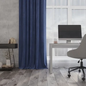 Штора на ленте California 200x280 см цвет синий