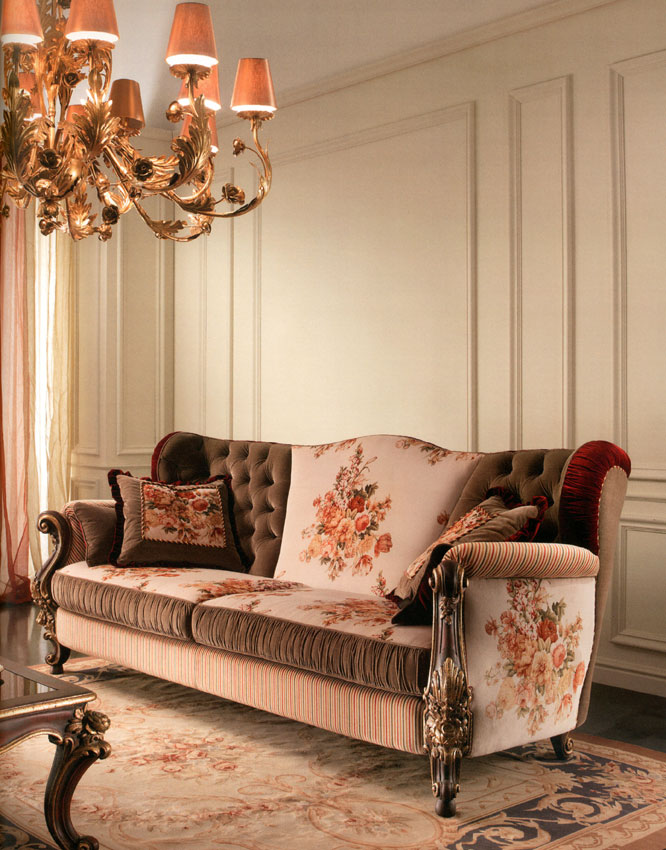 Диван  BEDDING KRISTAL 3POSTI Majestic