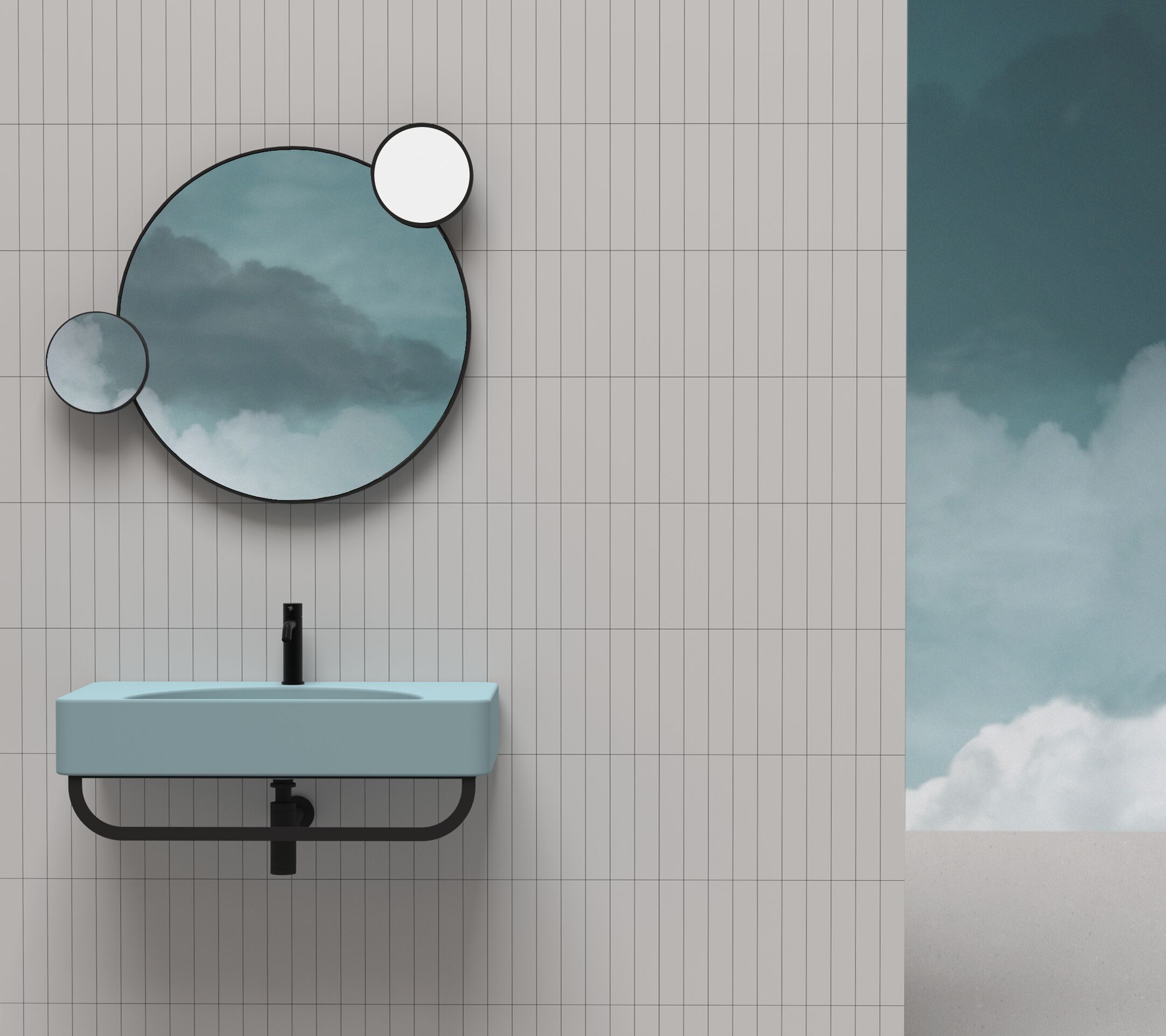 Зеркало со встроенным настенным освещением Alice Ceramica Lunaris ARCH-00034897 - Вид №6