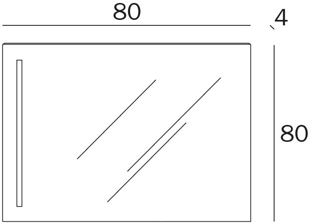 INDA® Настенное зеркало со встроенной подсветкой для ванной sun-id-1350480 - Вид №5