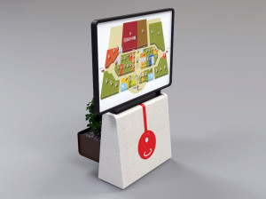 Реконструированный каменный мультимедийный тотем