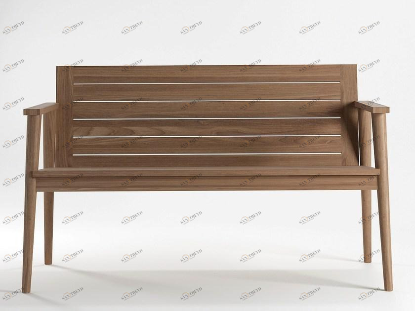 KARPENTER Садовая скамейка из тика с подлокотниками Vintage outdoor Vo12-t
