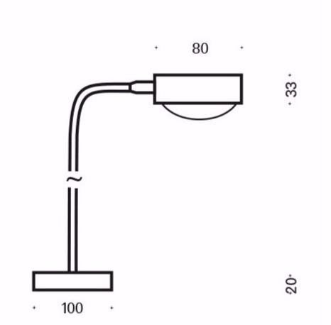 Top Light Настенный светильник из металла с гибким кронштейном Puk flexlight sun-id-1440822 - Вид №1