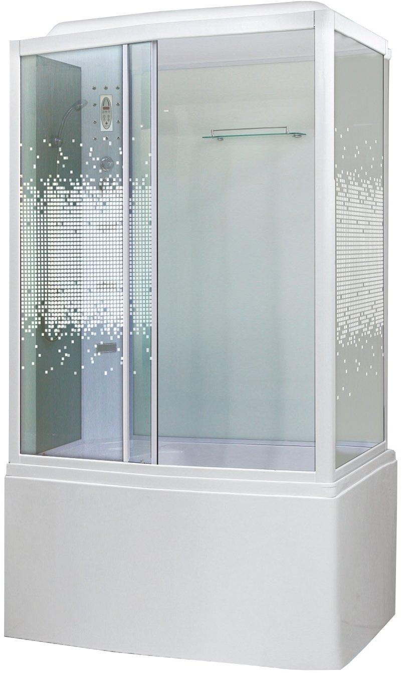 Душевая кабина NG-307-01L (1200х800х2200) высокий поддон(50см) стекло МОЗАИКА Niagara Ultra 3070154L - Вид №1