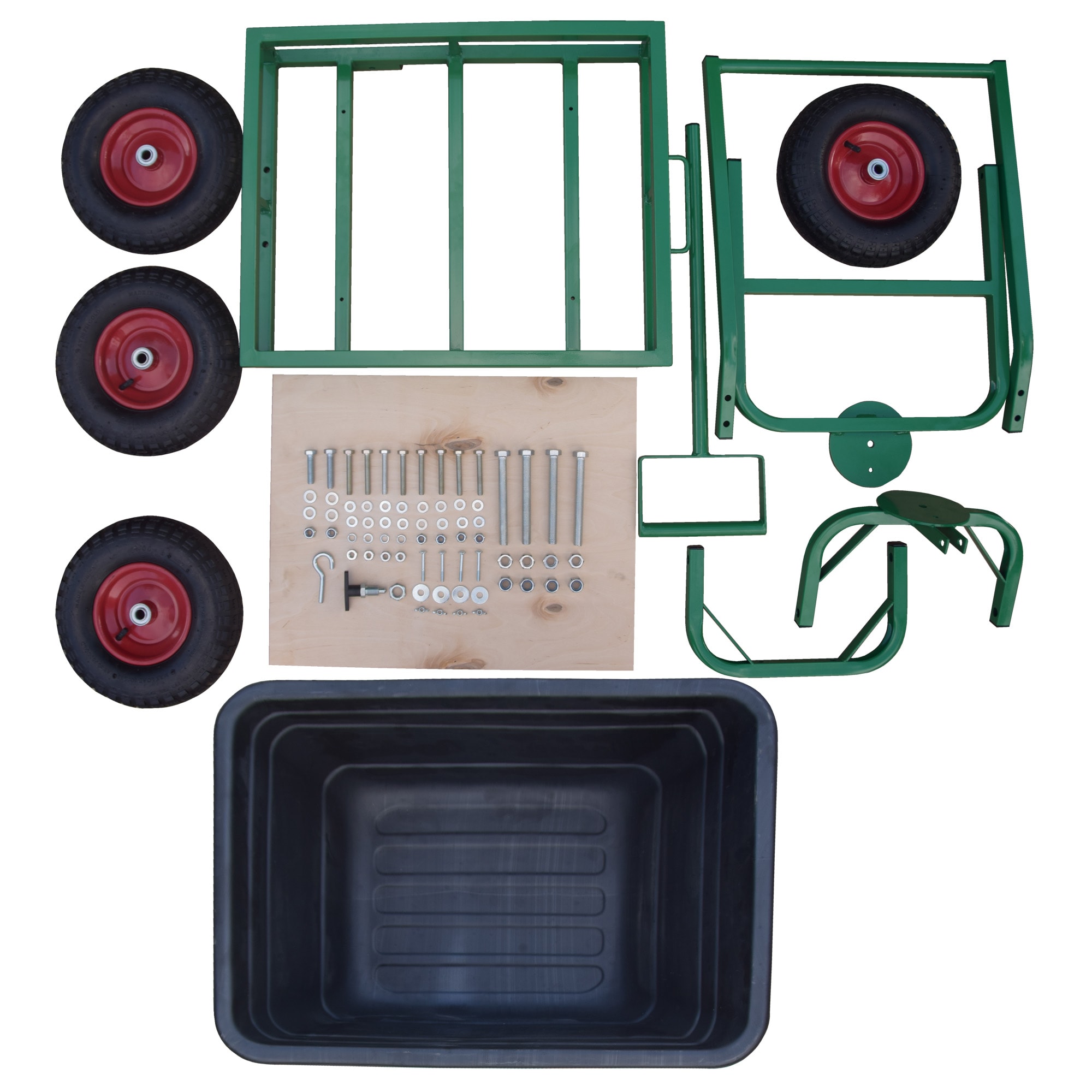 82814108 Тележка садовая четырехколесная 150 л/200 кг Santreyd  - Вид №2