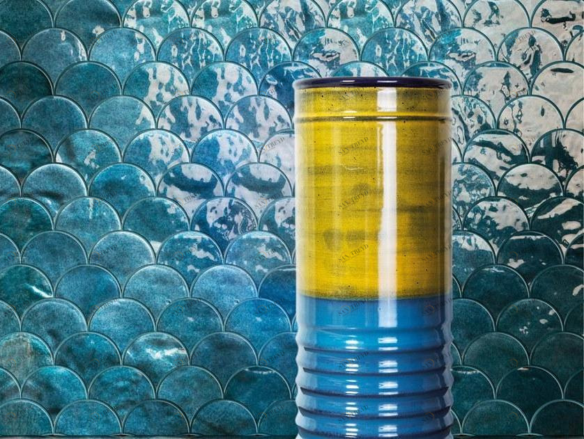 Cerasarda Керамическая мозаика из красной пасты Trasparenze marine sun-id-1420140