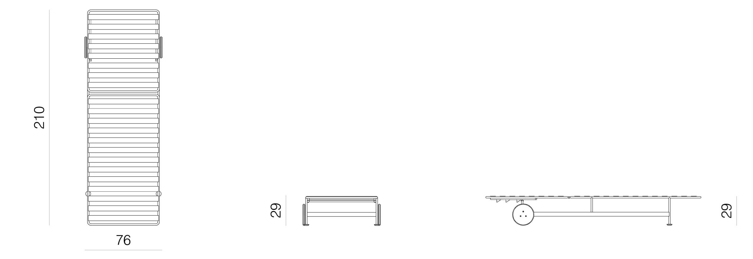 Металлическая откидная Садовая кровать с колесами prostoria Jugo ARCH-00035355 - Вид №7