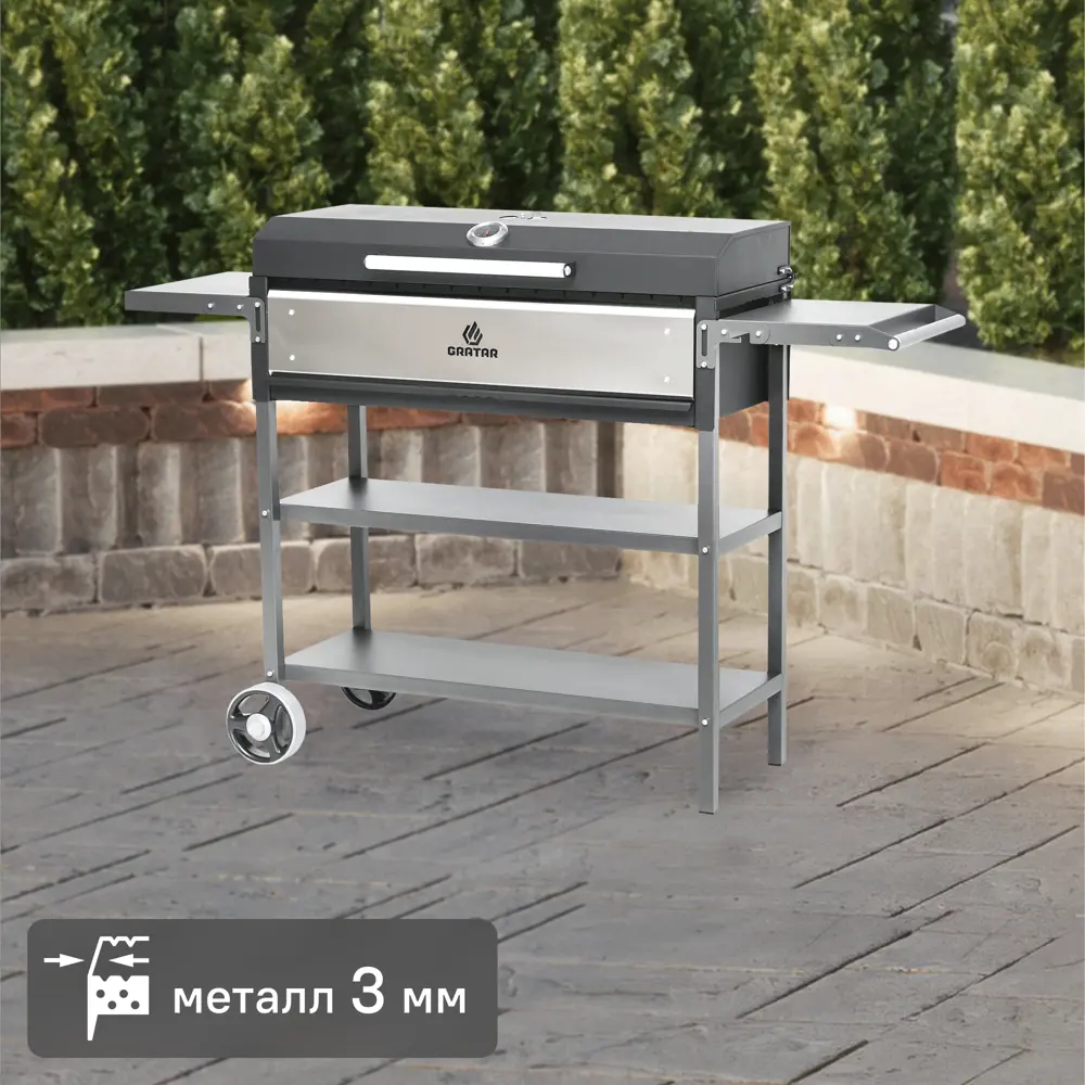 GRATAR Professional P 3001 - профессиональный стальной мангал для идеального гриля 82745347