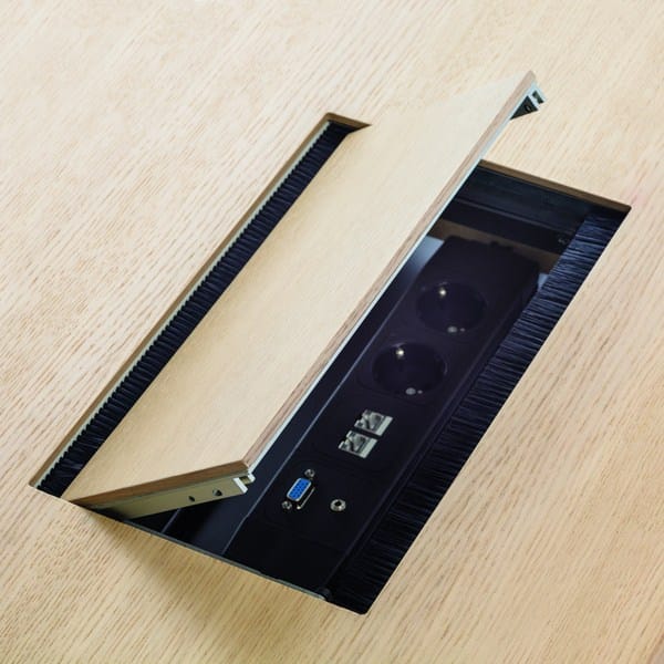 Круглый стол для совещаний из алюминия и дерева Brunner FINA ARCH-00022500 - Вид №3