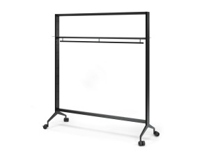 Алюминиевая офисная вешалка для одежды с колесами