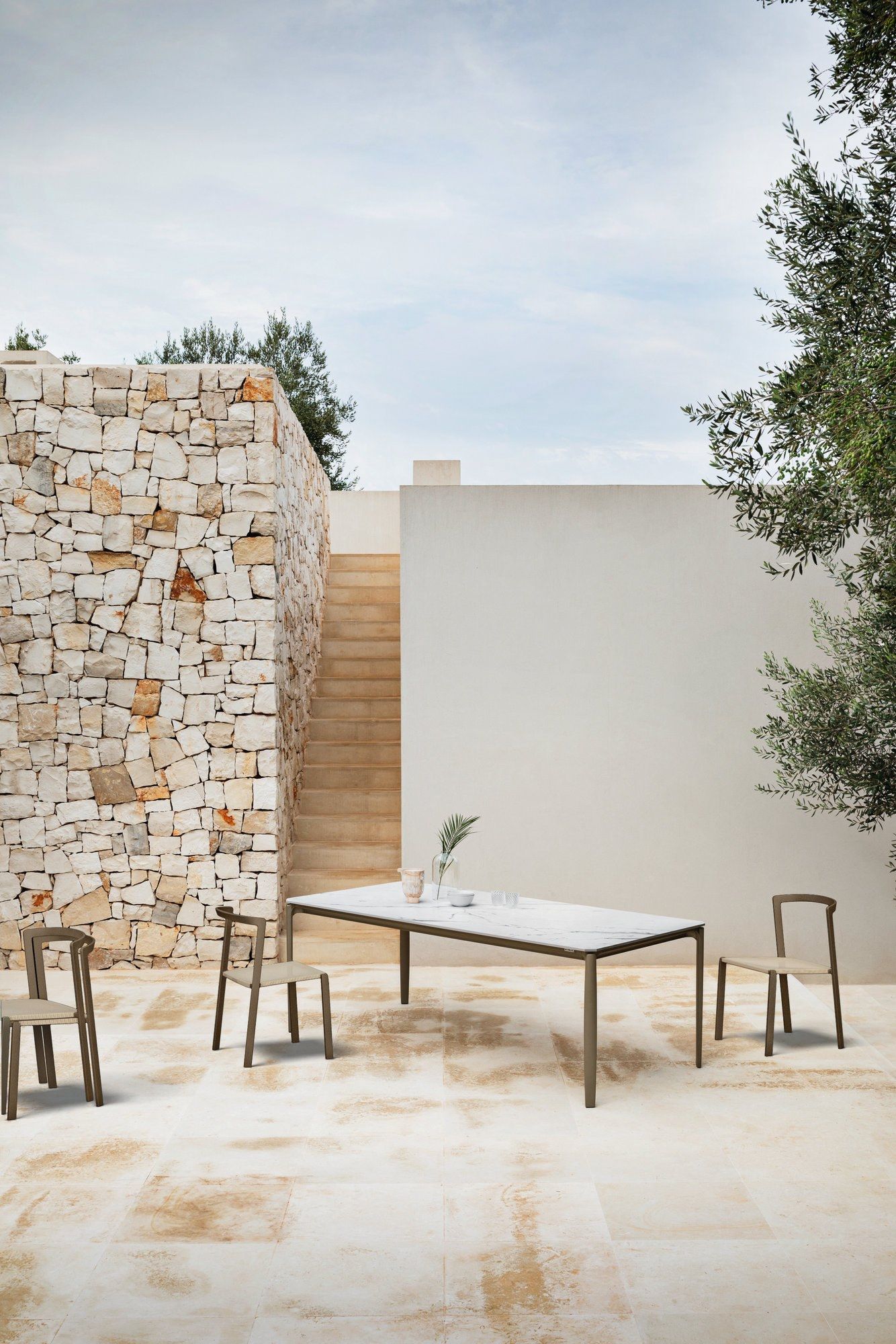 Садовый стол с алюминиевым основанием и керамогранитом MY YOUR Push ARCH-00135608 - Вид №8