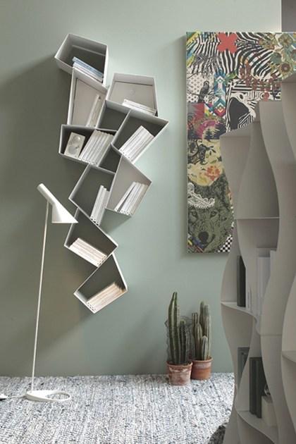 Ronda Design Подвесной металлический книжный шкаф sun-id-1489336 - Вид №3