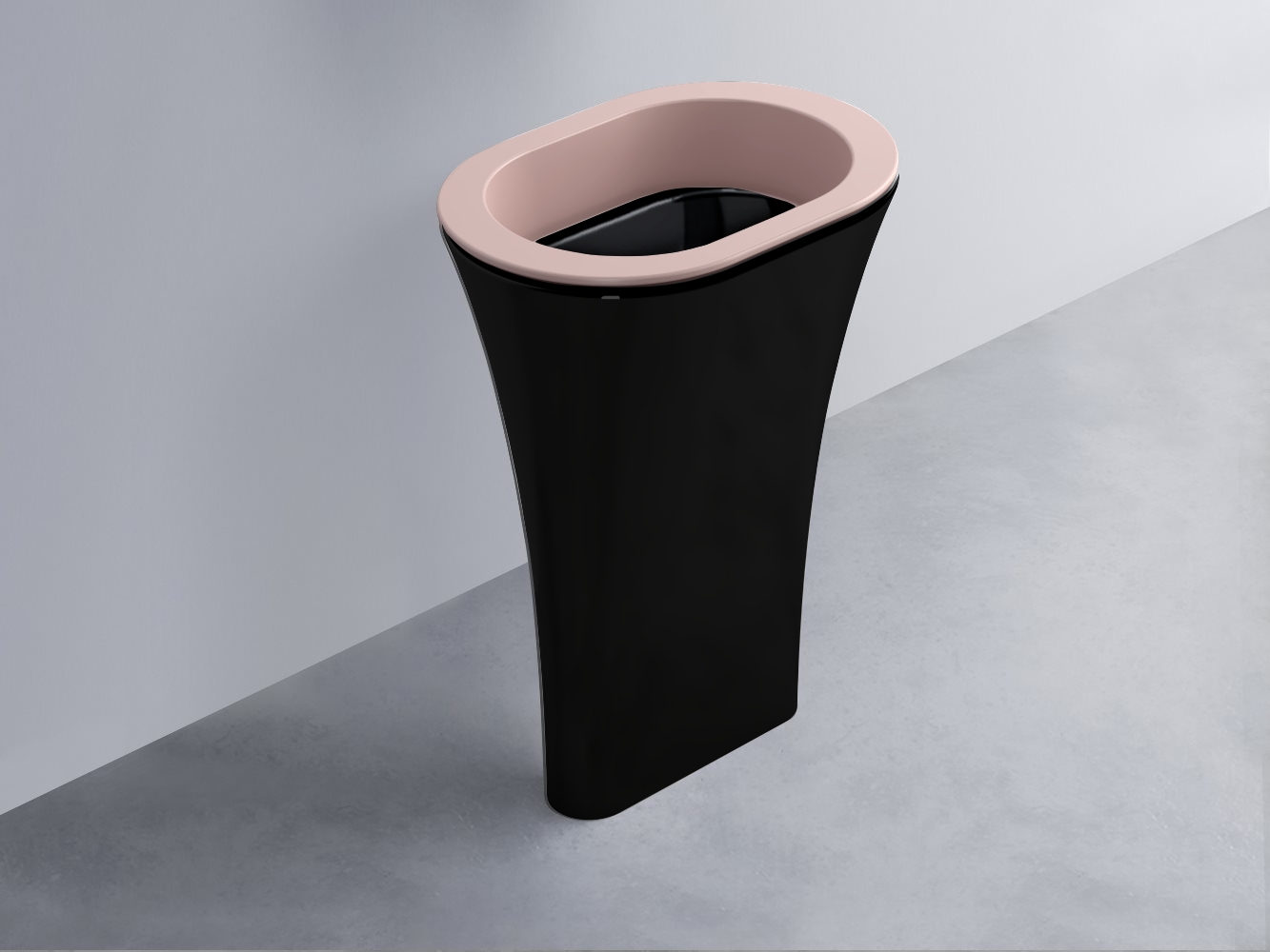 AMLA65-CP+AMPILO-N+AMCOLO-N Раковина Amedeo Ovale отдельностоящая cielo Enjoy + Amedeo Ceramica Cielo