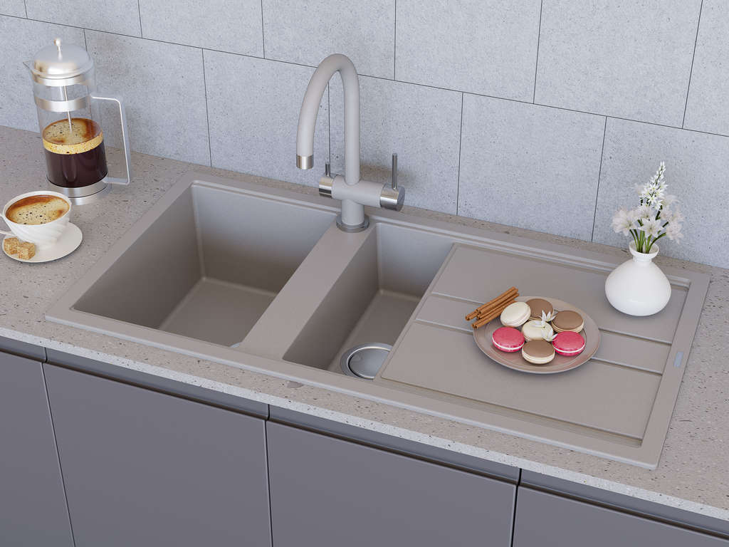 Кухонная мойка Kitagawa 100-2 GR OMOIKIRI 4993804 - Вид №1