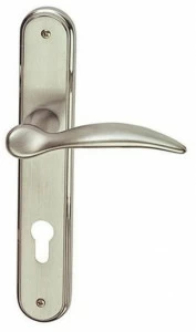 Pasini Ручка из латуни на пластине с накладкой Calypso 3060/3520