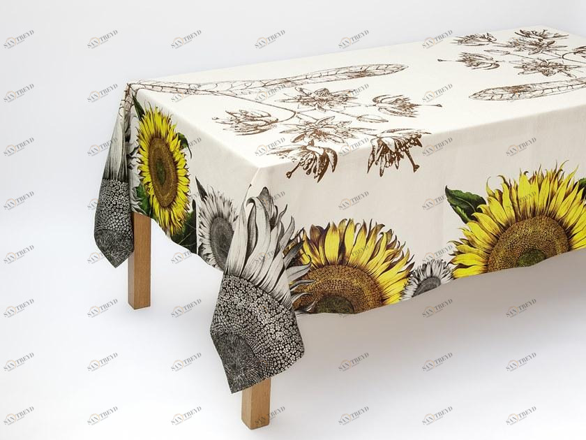The NapKing Скатерть льняная Helianthus sun-id-1431291