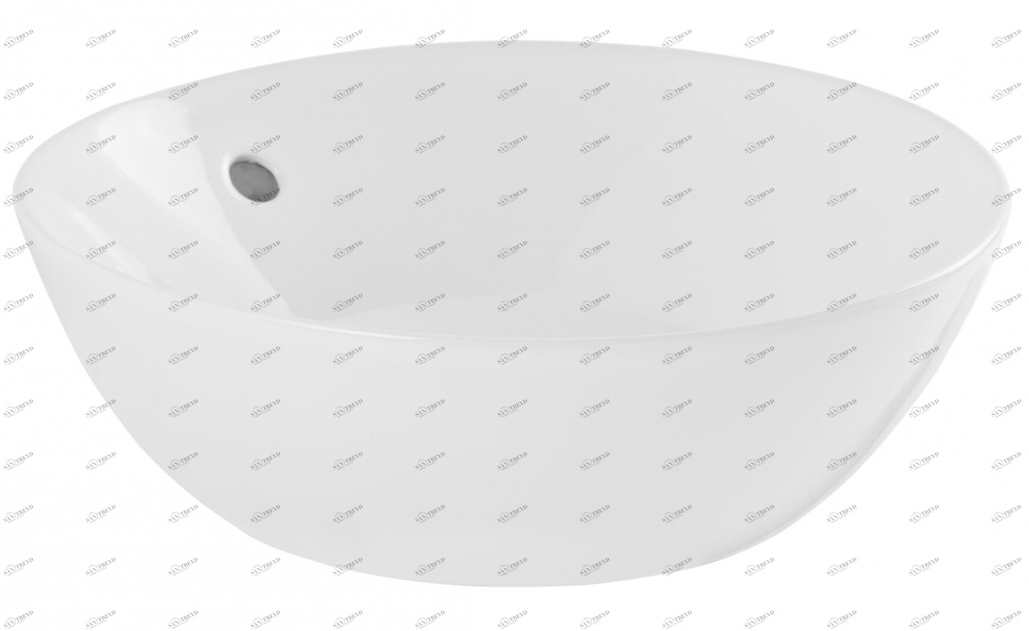 136379004 Накладная раковина на столешницу  круглая Sanindusa 