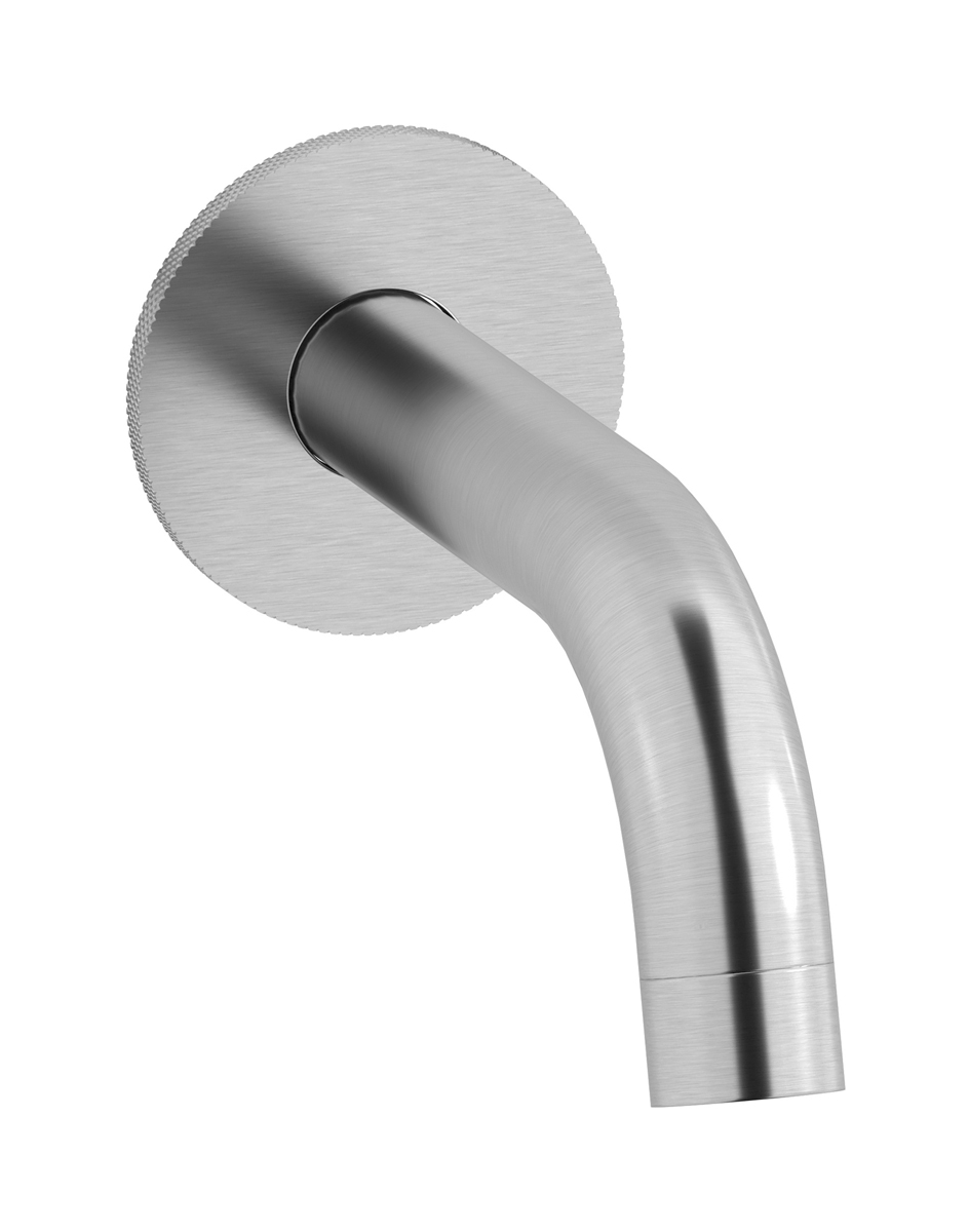 Настенный излив для ванны WE ARE IB id327ss_23 Brushed Nickel Industria