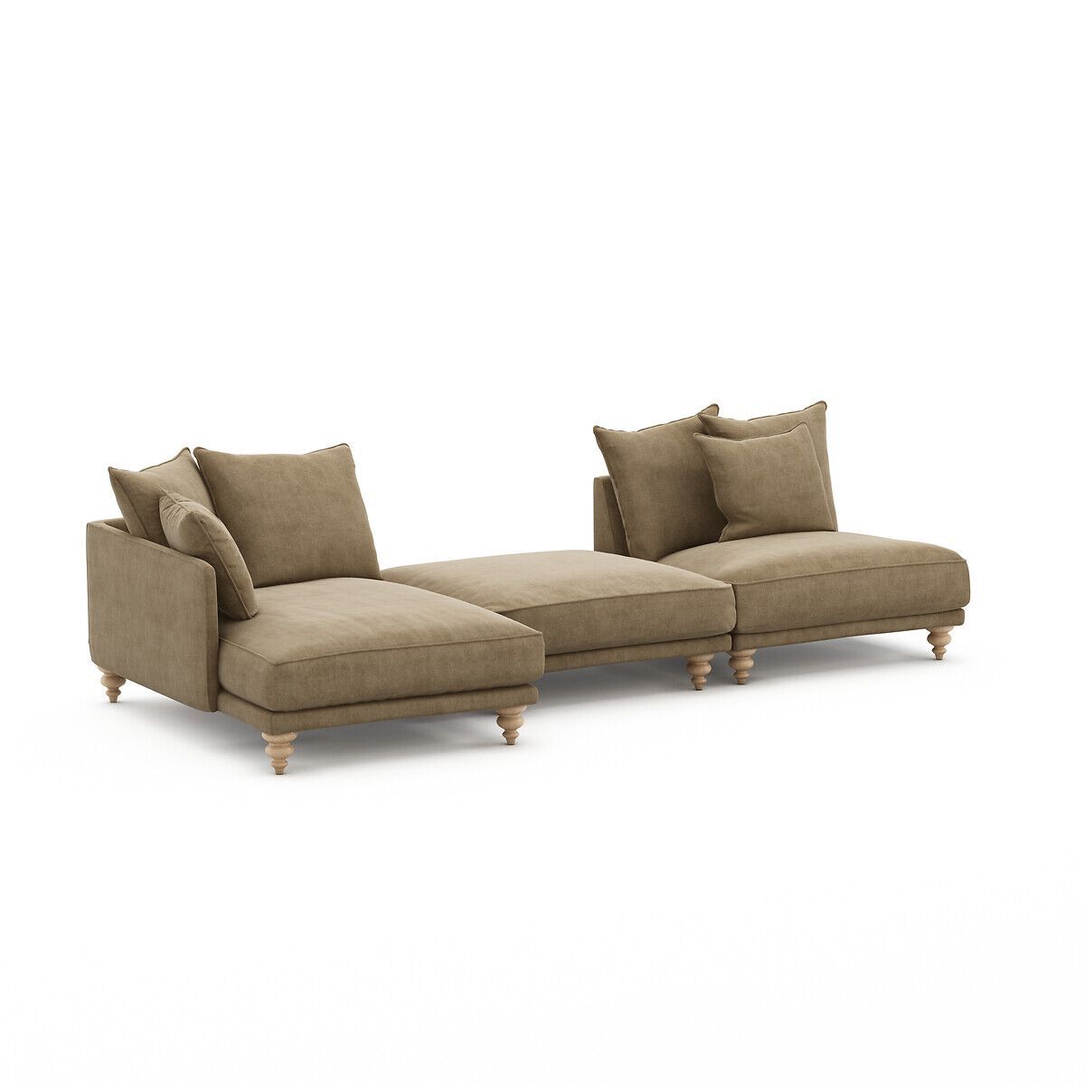 Бархатная мягкая подставка для ног AMPM Lazare ARCH-00107482 - Вид №2