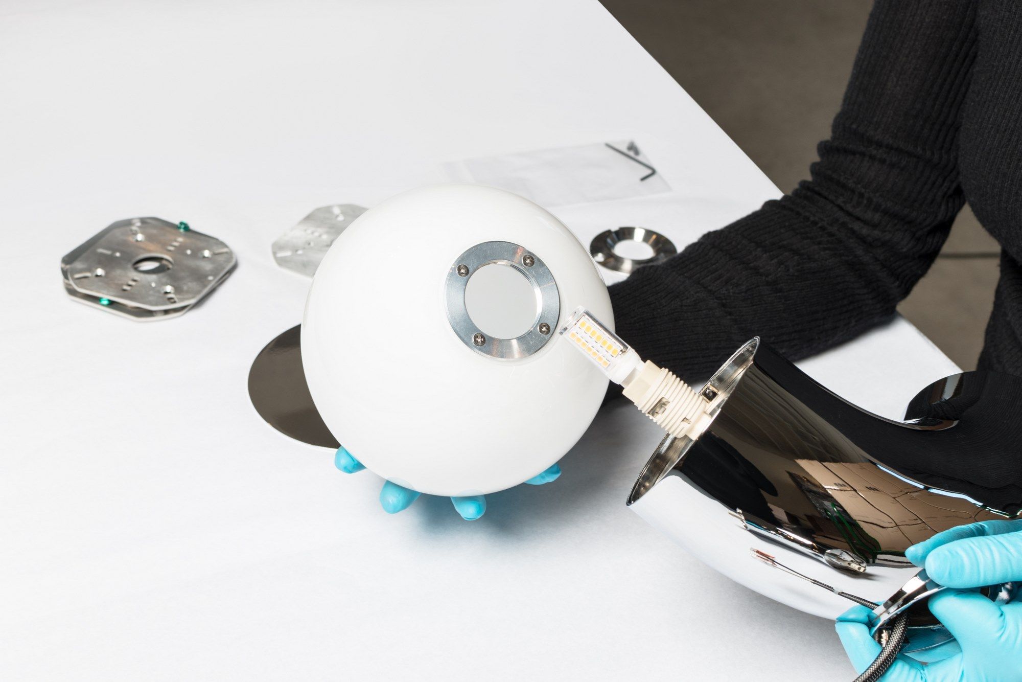 Подвесной светильник из стали и стекла A-N-D Vine ARCH-00146790 - Вид №10