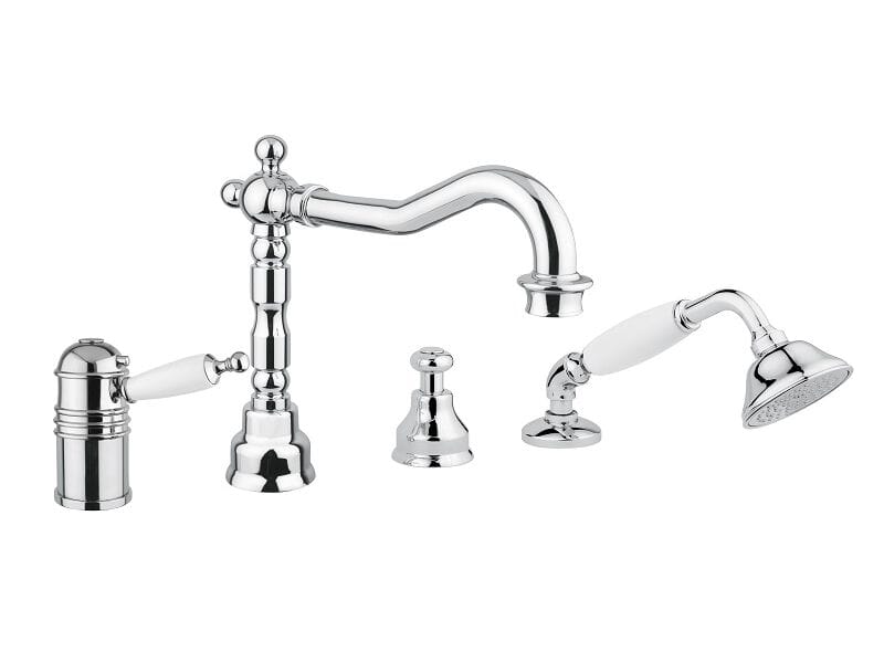 Хромированная латунь 4 отверстия термостатический смеситель для ванны Bugnatese Оксфорд ARCH-00108485