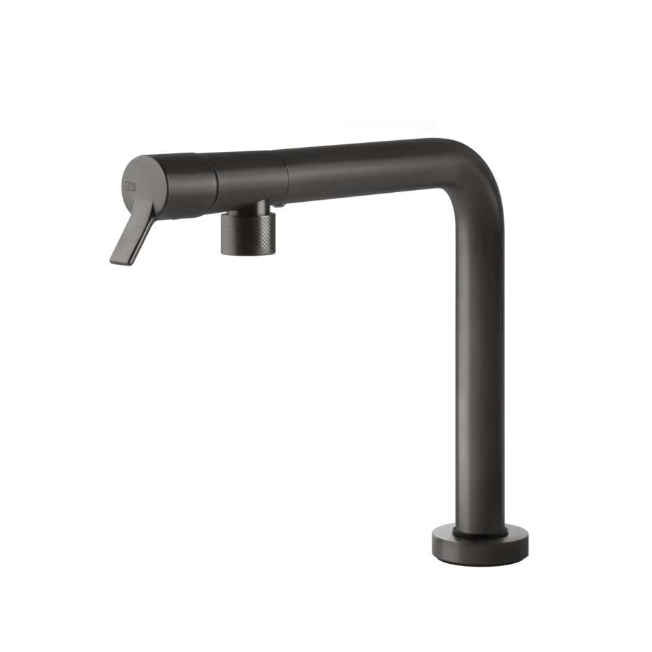 Смеситель для раковины 60071 707 Gessi Su&giu' ЧЕРНЫЙ МЕТАЛЛ BR. PVD 60071707