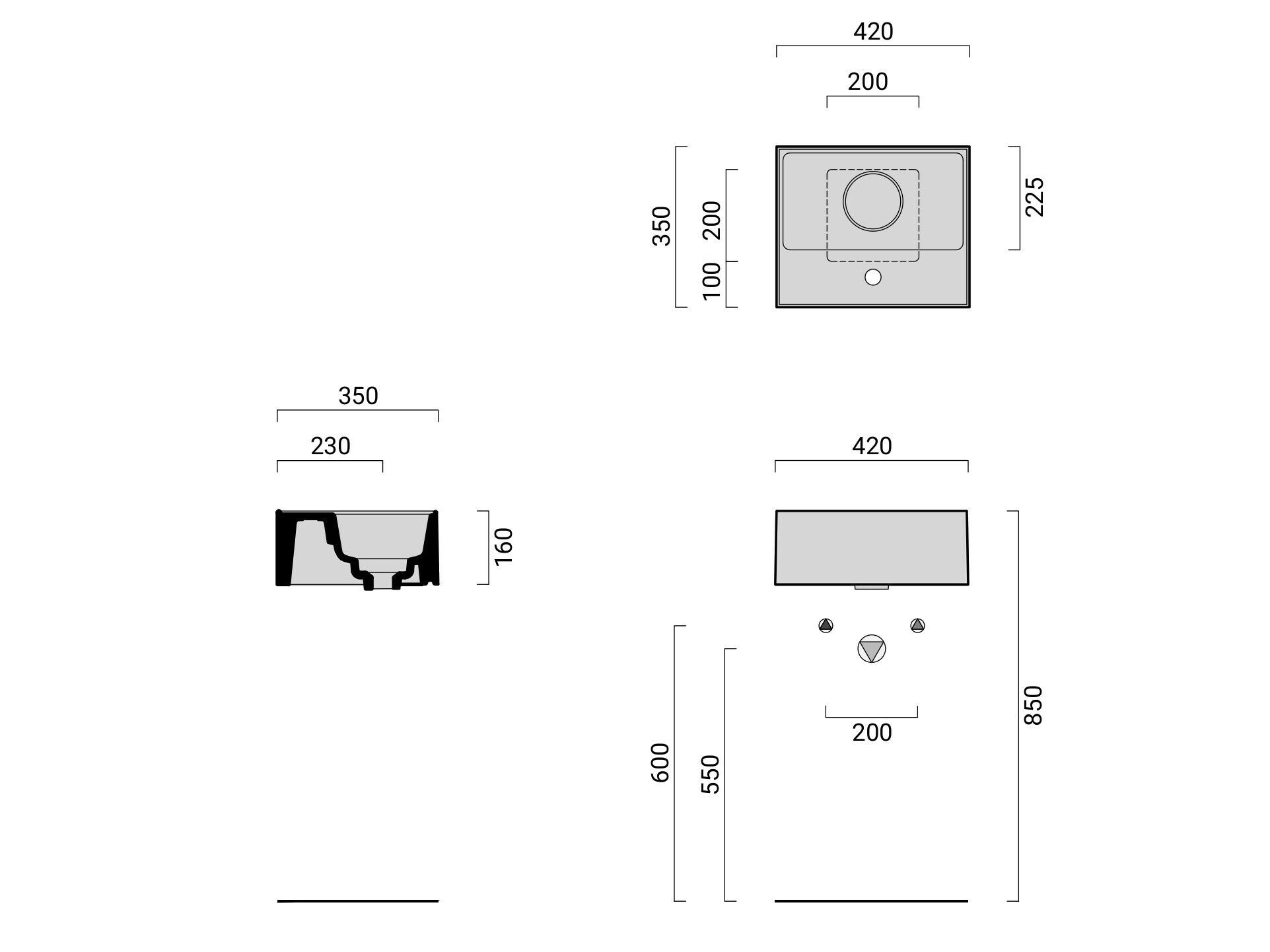 Умывальник Domus Falerii Lavatrucco ARCH-00033347 - Вид №7