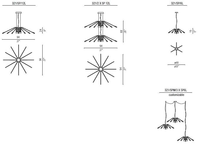 Aiardini Светодиодный подвесной светильник прямого света Jolie sun-id-1397510 - Вид №5