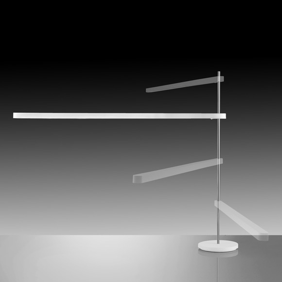 Настольная лампа на струбцине с диммером 70х85,3 см серебряная Talak 0682050A ARTEMIDE  00-3883000 Бежевый;белый  - Вид №4