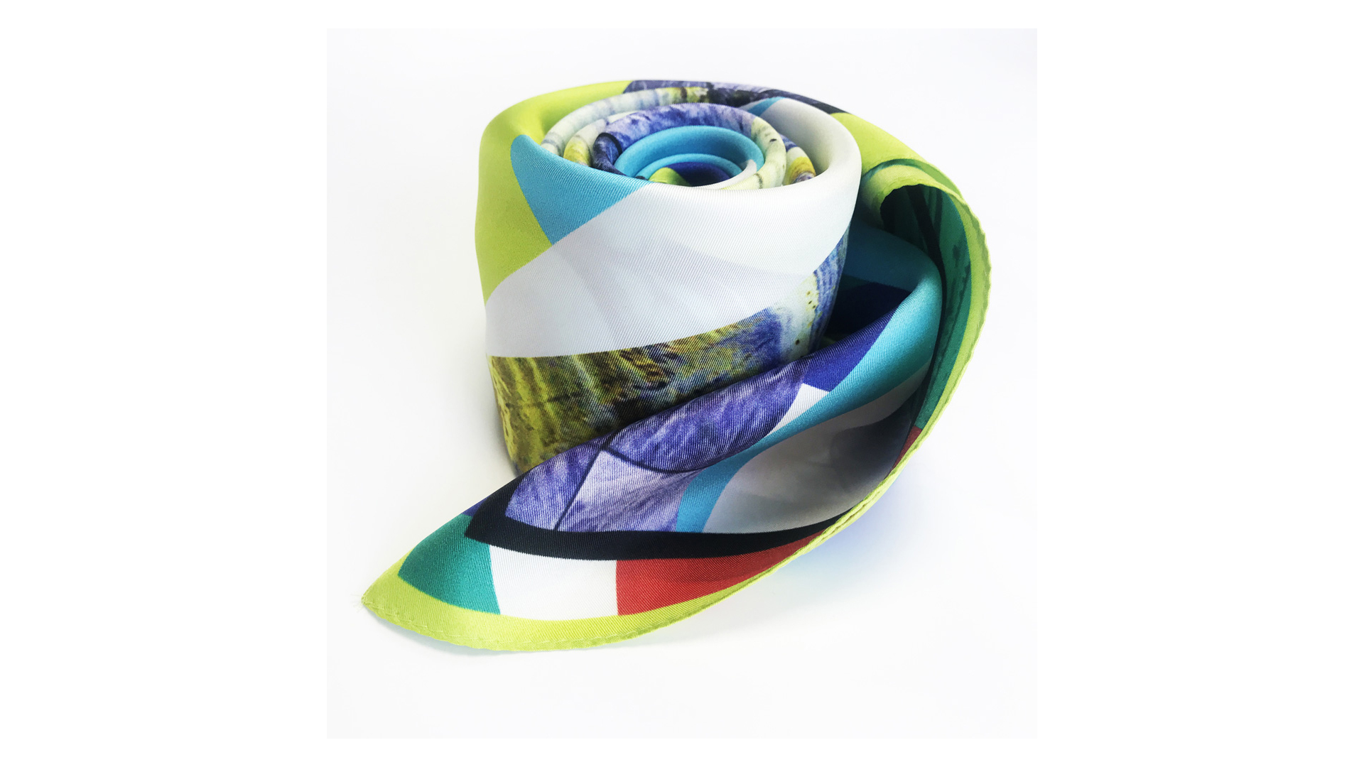 10633887 МД Нины Ручкиной Платок сувенирный 90*90 см "Русский Авангард" (100% шёлк) Шелк  - Вид №2