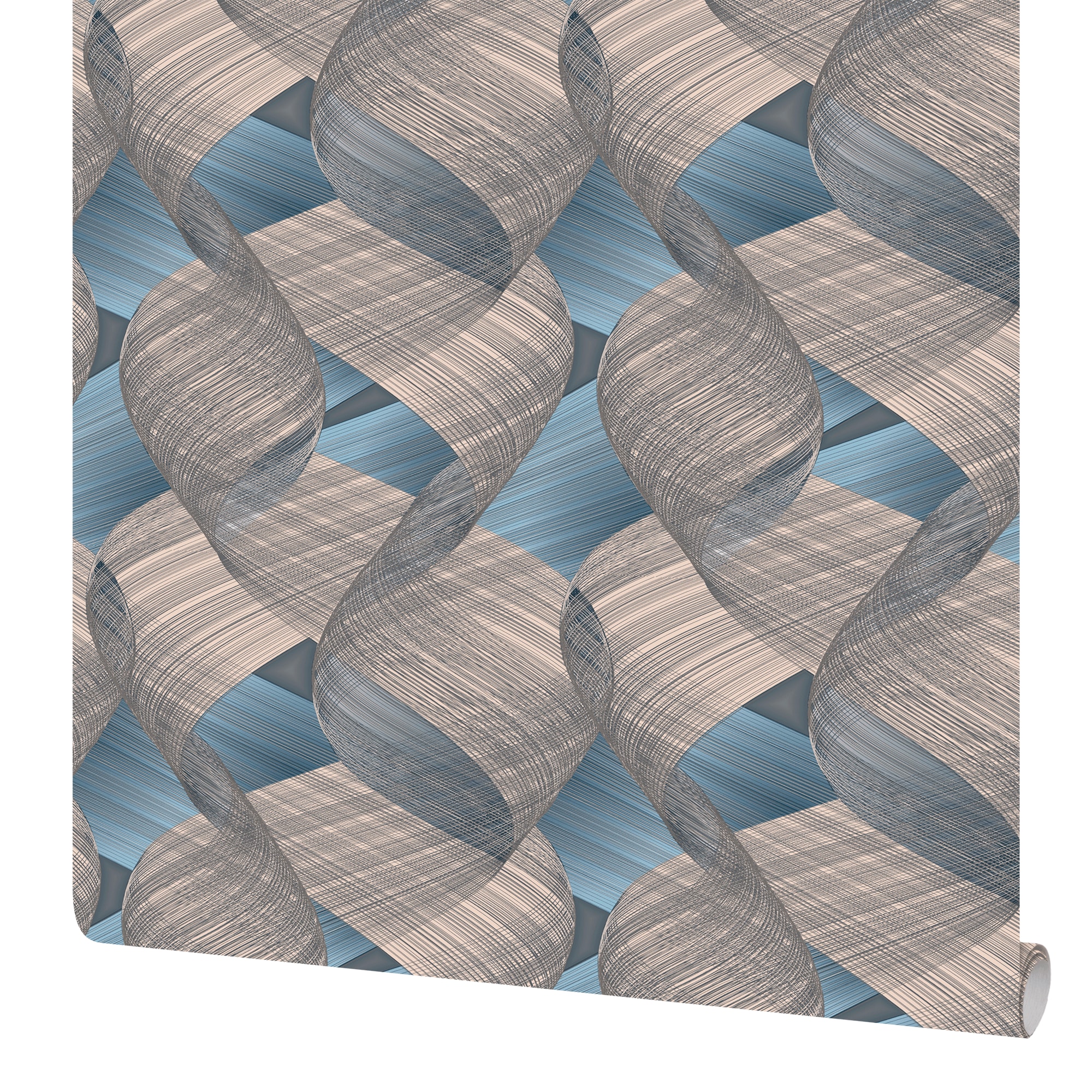 83211719 Обои флизелиновые Erismann синие 1.06 м 60080-06 Fusion Santreyd