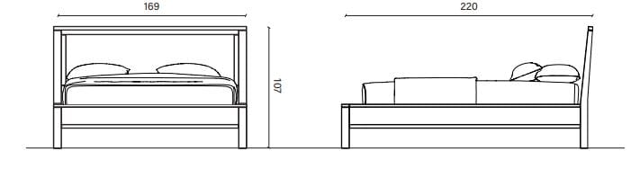 Двуспальная кровать из массива дерева Devina Nais ARCH-00075757 - Вид №8