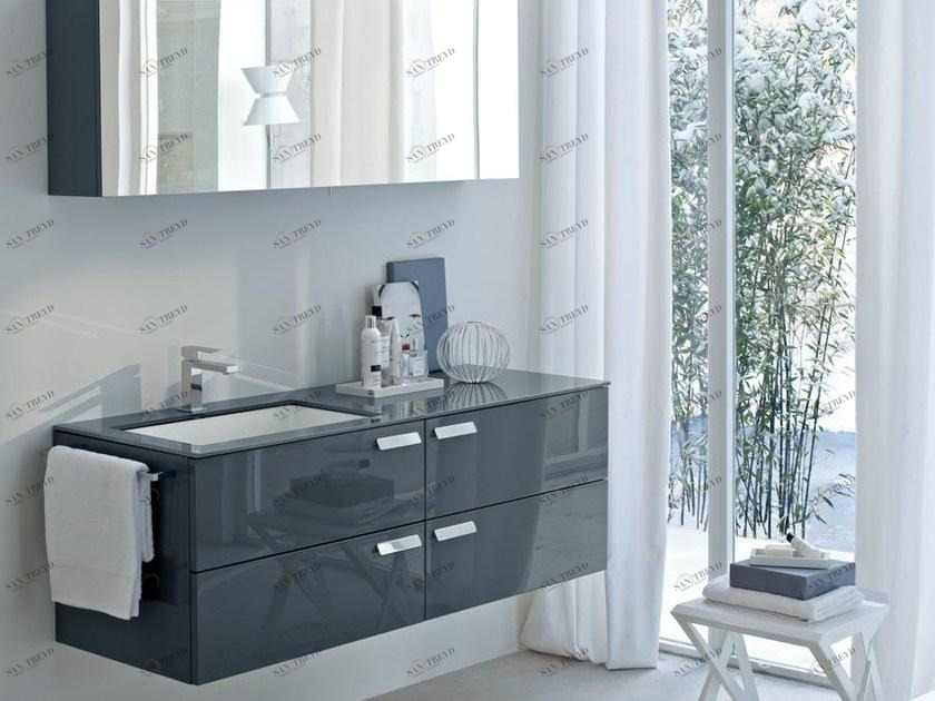 Ideagroup Тумба под умывальник из монокристалла My fly evo sun-id-1490525